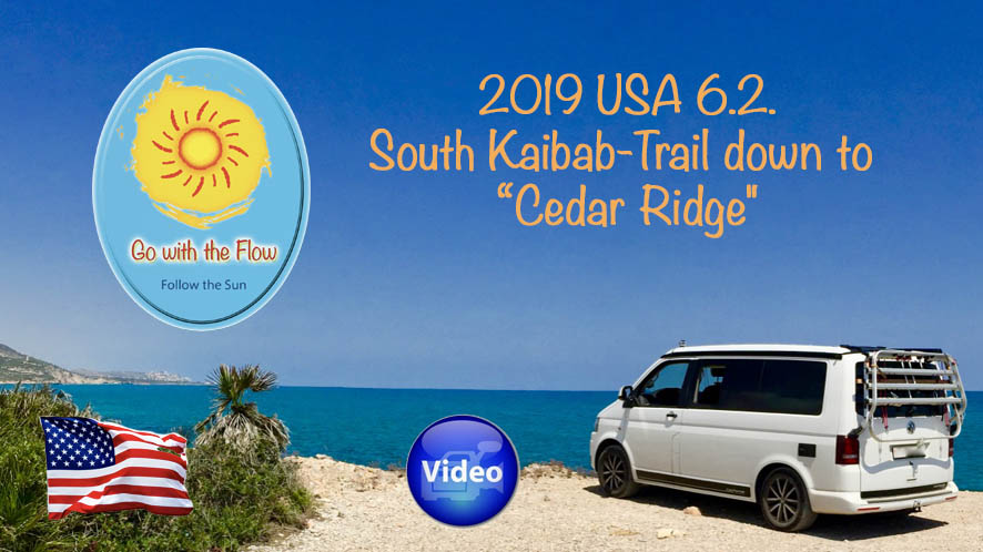 Geschützt: 2019 USA 6.2. South Kaibab-Trail down to  “Cedar Ridge“
